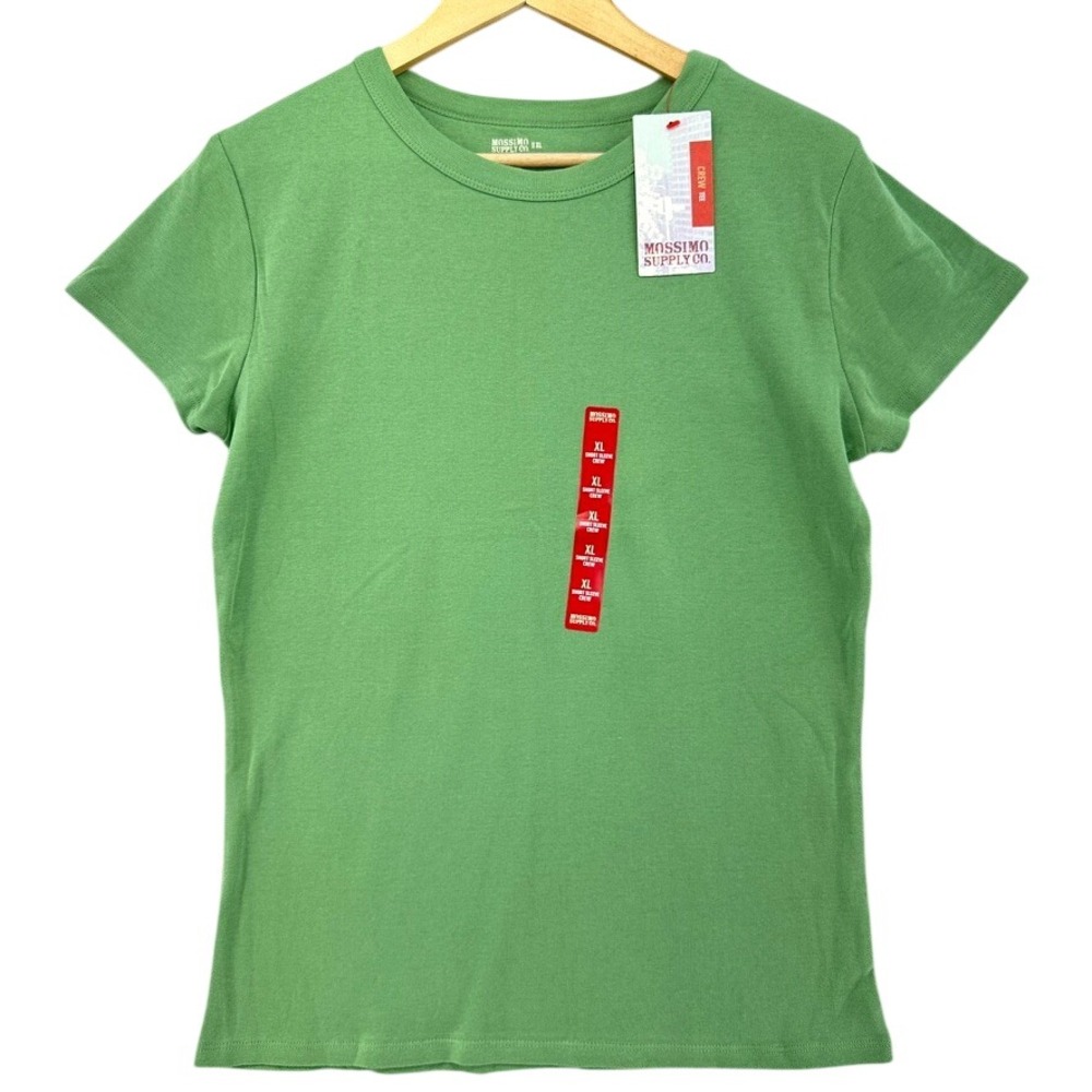 VTG 2006 Mossimo Supply Co Crew Neck Short Sleeve T-Shirt Green XL NWT Deadstcok